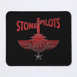Plush Stone Temples Mouse Pad