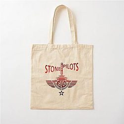 Plush Stone Temples Cotton Tote Bag