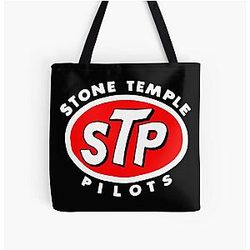 Stone Temple Logo All Over Print Tote Bag