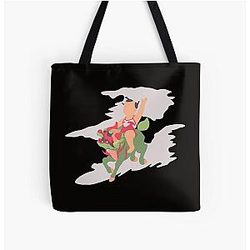 Purple STP All Over Print Tote Bag