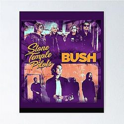 sicxepil Stone Show Pilots World Tour Classic T-Shirt Poster