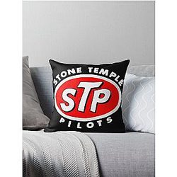 Stone Temple Logo Throw Pillow