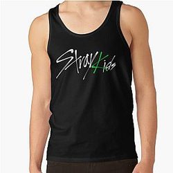 Stray Kids Oddinary Frankenstein Version Green Logo Tank Top RB1608