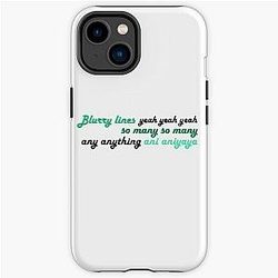Stray Kids Any lyrics Blurry lines iPhone Tough Case RB1608