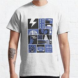 stray kids no easy sticker Classic T-Shirt RB1608