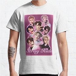 Stray Kids 90s heartthrob group photo Classic T-Shirt RB1608