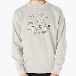 Stray Kids drawed by minho Pullover Sweatshirt RB1608