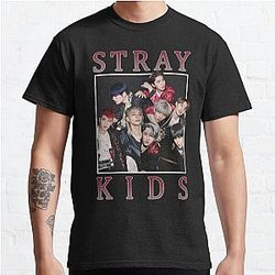 STRAY KIDS Vintage Retro Band Style 90s IN LIFE Classic T-Shirt RB1608