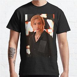 Blonde Hyunjin Stray Kids Classic T-Shirt RB1608