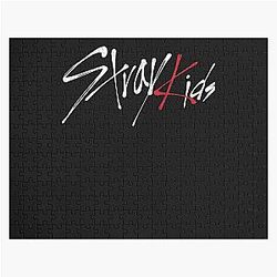Stray kids logo classic t shirt Jigsaw Puzzle RB1608