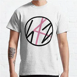 Stray Kids T-Shirts - Hot! SKZ Logo MAXIDENT Pink Ver T-Shirt