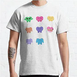 Stray Kids T-Shirts - Hot! Case 143 Heart Monster Pipi T-Shirt