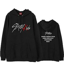 Stray Kids Korean Hoodie - STRAY KIDS Name Members Pullover Hoodie