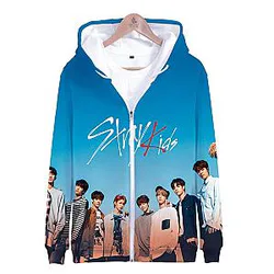 Stray Kids Jacket - 3D Printed Long Sleeve Jackets