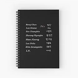 Stray Kids Notebooks - Hyunjin Rockstar Style Notebook