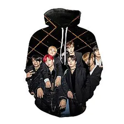 Stray Kids Hoodie - 3D Printed Korean Streetwear Fashion Stray Kids Hoodies