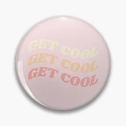 Stray Kids Pins - 'get cool' Stray Kids Typography Pin