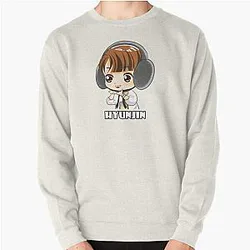Stray Kids Sweatshirts - Stray Kids Hyunjin Chibi Pullover Sweatshirt