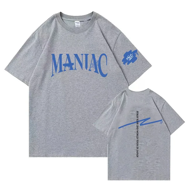 Stray Kids MANIAC Tour 2022 Kpop Unisex Casual Style T-shirt