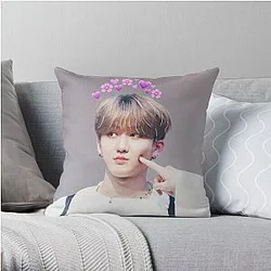 Stray Kids Pillows - Changbin Stray Kids 3racha cute ver Throw Pillow