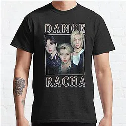 Stray Kids T-Shirts - DANCERACHA Stray Kids Vintage Retro Kpop Band Style 90s  Classic T-Shirt