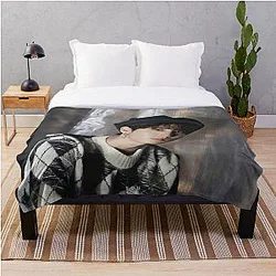 Stray Kids Blanket - Han Jisung astronaut Levanter Logo Stray Kids 3RACHA poster Throw Blanket