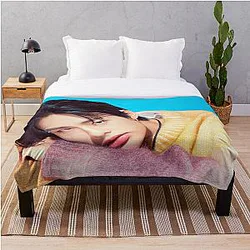 Stray Kids Blanket - Hyunjin Hwang Stray Kids Mixtape 'Gone Days' 스트레이키즈 Throw Blanket