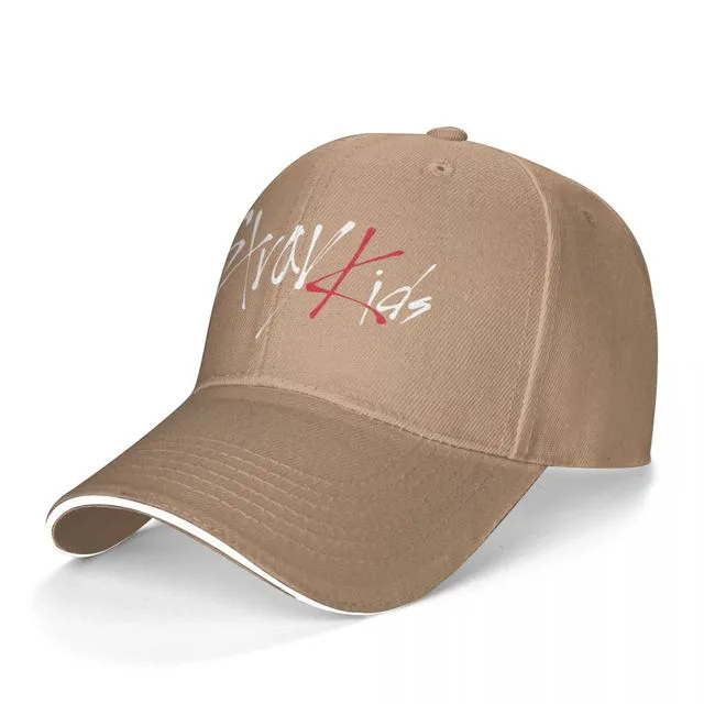 Stray Kids Cap - Stray Kids Logo Unisex Sport Fashion Baseball