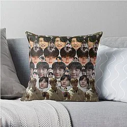 Stray Kids Pillows - Hyunjin Stray Kids meme Throw Pillow