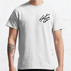 Stray Kids T-Shirts - Stray Kids SKZ Stay Fandom Logo Classic T-Shirt