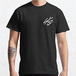 Stray Kids T-Shirts - Stray Kids SKZ Stay Fandom Logo Classic T-Shirt