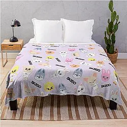 Stray Kids Blankets - SKZOO All Members Pattern Blanket