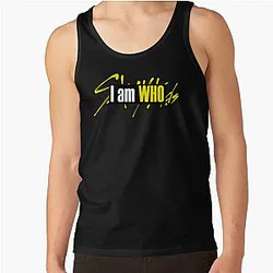 Stray Kids Tank Tops - Stray Kids Official Logo I Am Who Tank Top