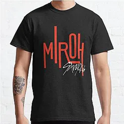 Stray Kids T-Shirts - Stray Kids Official Logo Miroh Classic T-Shirt
