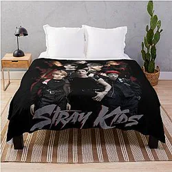 Stray Kids Blankets - Vintage SKZ Music Band Tribute Blanket