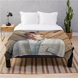 Stray Kids Blanket - Lee Felix Levanter Logo Stray Kids 3RACHA Throw Blanket