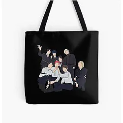 Stray Kids Bags - Stray Kids Backdoor ot8 sticker and backpack All Over Print Tote Bag