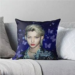Stray Kids Pillows - Stray Kids Felix Throw Pillow