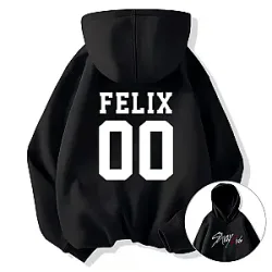 Stray Kids Hoodie-Hot Vintage Graphics Print Hoodie