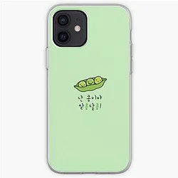 Stray Kids Cases - Stray Kids (IN) Jeongin's phone case cute green beans iPhone Soft Case