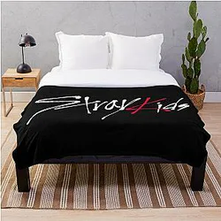 Stray Kids Blanket - Stray Kids Logo Throw Blanket