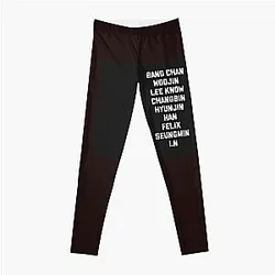 Stray Kids Leggings - Stray Kids members names Leggings