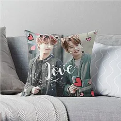 Stray Kids Pillows - Lee Minho x Han Jisung ship Minsung no.1 Throw Pillow