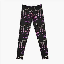 Stray Kids Leggings - Stray Kids Logo and names Leggings