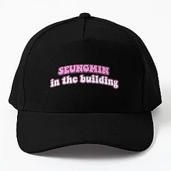 Stray Kids Hats &amp; Caps - Seungmin in the building  Baseball Cap