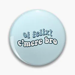 Stray Kids Pins - BangChan oi Felix! c'mere bro  Pin