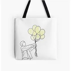 Stray Kids Bags - Stray Kids grow up boy with balloons All Over Print Tote Bag