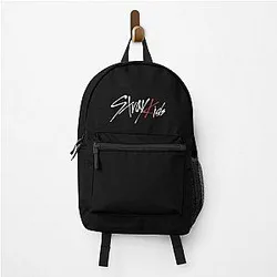 Stray Kids Backpacks - Stray Kids Logo White Backpack