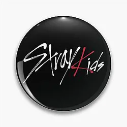Stray Kids Pins - Stray Kids Logo White Pin