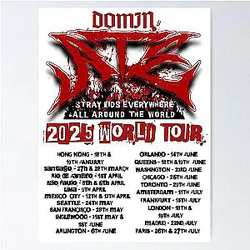 Stray Kids Poster - DOMINATE 2025 Tour Light Edition Poster